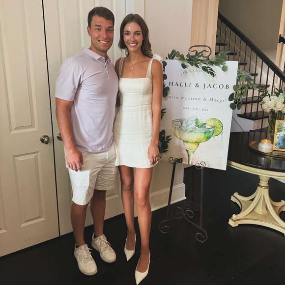 Reformation Kairo Dress hemmed to be mini - Picture 1 of 3